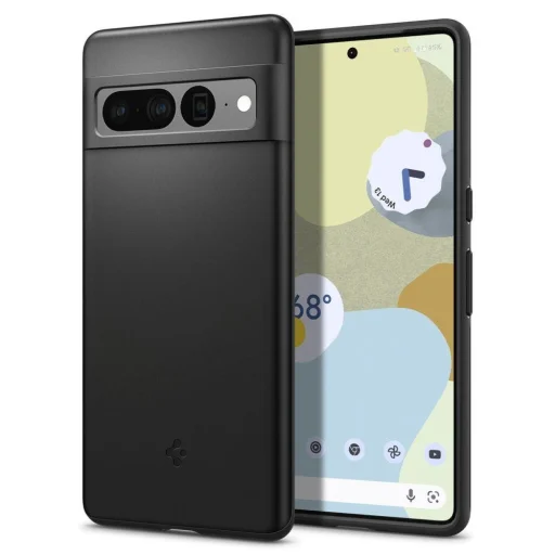 Google Pixel 7 Pro Spigen Thin Fit ultravékony tok fekete - 1