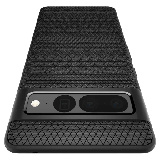Google Pixel 7 Pro Spigen Liquid Air flexibilis TPU gél tok matt fekete - 7