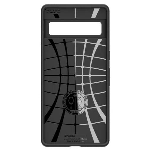 Google Pixel 7 Pro Spigen Liquid Air flexibilis TPU gél tok matt fekete - 8