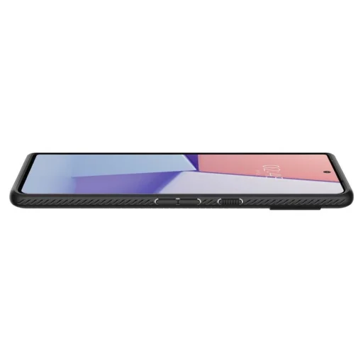 Google Pixel 7 Pro Spigen Liquid Air flexibilis TPU gél tok matt fekete - 3
