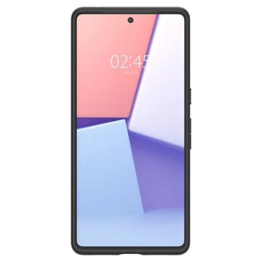 Google Pixel 7 Pro Spigen Liquid Air flexibilis TPU gél tok matt fekete - 4
