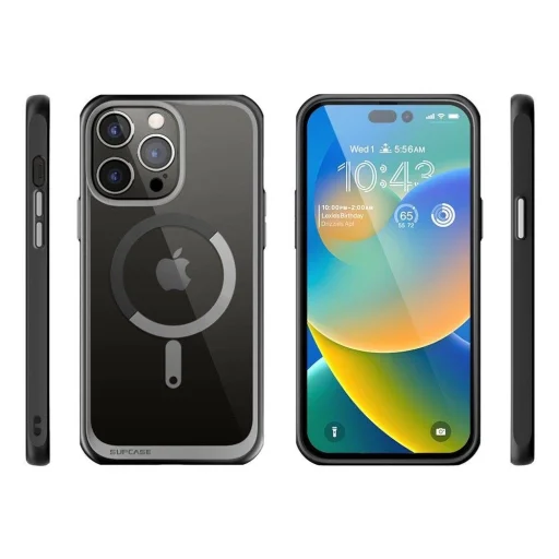  iPhone 14 Pro Max Fekete Supcase UB Mag MagSafe kompatibilis tok - 2