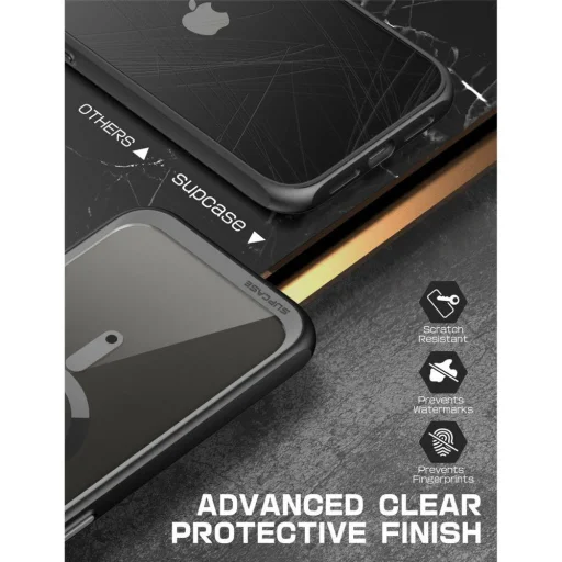  iPhone 14 Pro Max Fekete Supcase UB Mag MagSafe kompatibilis tok - 5