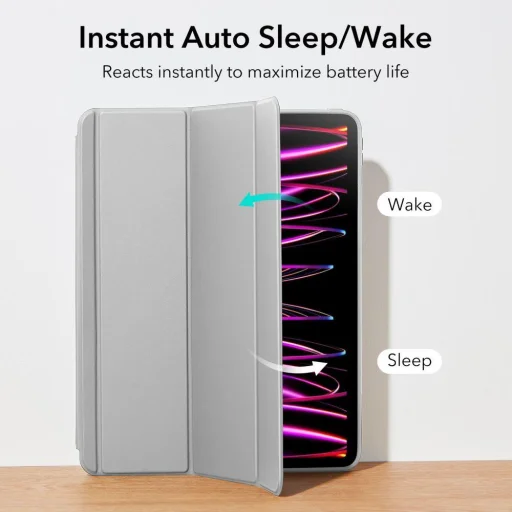 iPad Pro 12.9 2021/2022 ESR Ascend Hybrid tok szürke - 8