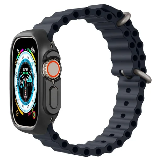 Apple Watch Ultra 1/2/3 (49mm) Spigen Thin Fit tok fekete (ACS05458) - 4