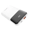Borofone BJ22 Powerbank 10000mAh USB PD QC 3.0 22,5W+ beépített Type C és Lightning kábel fehér thumbnail