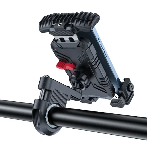 ACEFAST ütéscsillapító kerékpáros telefontartó D15 fekete - 3