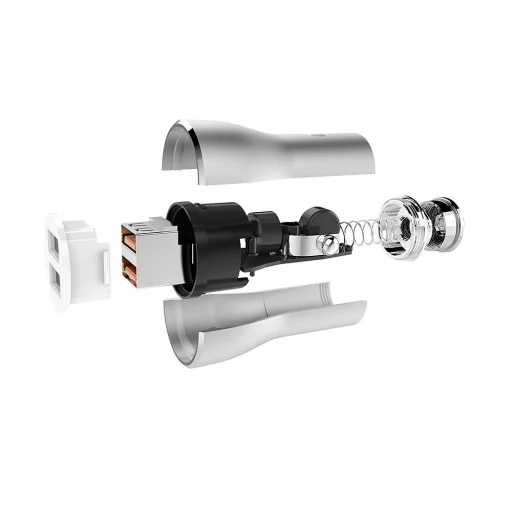 LDNIO C407Q Quick Charge 3.0 autós töltő 2xUSB 3A + mikro USB kábel - 4