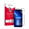 iPhone 13 Pro Max/14 Plus Forcell Flexible 5D Full Glue hibrid kijelzővédő üvegfólia fekete - 3