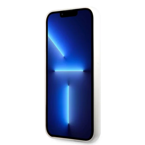 iPhone 13 Karl Lagerfeld KLHCP13MSNIKBCH Liquid Silicone Ikonik NFT tok fehér - 2