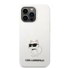 iPhone 13 Pro Karl Lagerfeld KLHCP13LSNCHBCH Liquid Silicone Choupette NFT tok fehér thumbnail