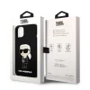 iPhone 14 Plus Karl Lagerfeld KLHCP14MSNIKBCK Liquid Silicone Ikonik NFT tok fekete thumbnail
