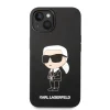 iPhone 14 Plus Karl Lagerfeld KLHCP14MSNIKBCK Liquid Silicone Ikonik NFT tok fekete thumbnail