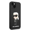 iPhone 14 Plus Karl Lagerfeld KLHCP14MSNIKBCK Liquid Silicone Ikonik NFT tok fekete
