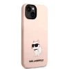 iPhone 14 Plus Karl Lagerfeld KLHCP14MSNCHBCP Liquid Silicone Choupette NFT tok rózsaszín thumbnail