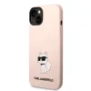 iPhone 14 Plus Karl Lagerfeld KLHCP14MSNCHBCP Liquid Silicone Choupette NFT tok rózsaszín thumbnail