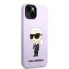 iPhone 14 Plus Karl Lagerfeld KLHCP14MSNIKBCU Liquid Silicone Ikonik NFT tok lila thumbnail