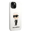 iPhone 14 Plus Karl Lagerfeld KLHCP14MSNIKBCH Liquid Silicone Ikonik NFT tok fehér thumbnail