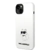 iPhone 14 Plus Karl Lagerfeld KLHCP14MSNCHBCH Liquid Silicone Choupette NFT tok fehér - 1