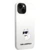 iPhone 14 Plus Karl Lagerfeld KLHCP14MSNCHBCH Liquid Silicone Choupette NFT tok fehér