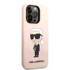 iPhone 14 Pro Max Karl Lagerfeld KLHCP14XSNIKBCP Liquid Silicone Ikonik NFT tok rózsaszín - 6