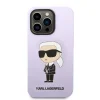 iPhone 14 Pro Karl Lagerfeld KLHCP14LSNIKBCU Liquid Silicone Choupette NFT tok lila thumbnail