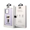 iPhone 14 Pro Karl Lagerfeld KLHCP14LSNIKBCU Liquid Silicone Choupette NFT tok lila
