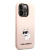 iPhone 14 Pro Max Karl Lagerfeld KLHCP14XSNCHBCP Liquid Silicone Choupette NFT tok rózsaszín - 3