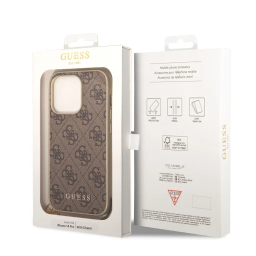 iPhone 14 Pro Guess GUHCP14LGF4GBR 4G Charms tok barna - 6