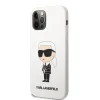 iPhone 12/12 Pro Karl Lagerfeld KLHCP12MSNIKBCH Liquid Silicone Ikonik NFT tok fehér thumbnail
