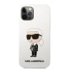 iPhone 12/12 Pro Karl Lagerfeld KLHCP12MSNIKBCH Liquid Silicone Ikonik NFT tok fehér thumbnail
