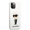 iPhone 12/12 Pro Karl Lagerfeld KLHCP12MSNIKBCH Liquid Silicone Ikonik NFT tok fehér thumbnail