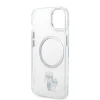 iPhone 14 Karl Lagerfeld IML Karl és Choupette NFT MagSafe kompatibilis tok átlátszó (KLHMP14SHNKCIT) thumbnail