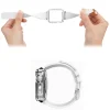 Apple Watch 40 / 41mm Kingxbar Strarry óraszíj tokkal fehér thumbnail