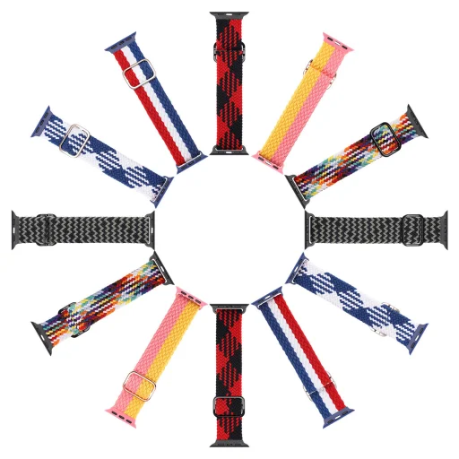 Apple Watch 2/3/4/5/6/7/8/9/SE (41/40/38mm) Dux Ducis óraszíj zöld (Mixture Version) - 2