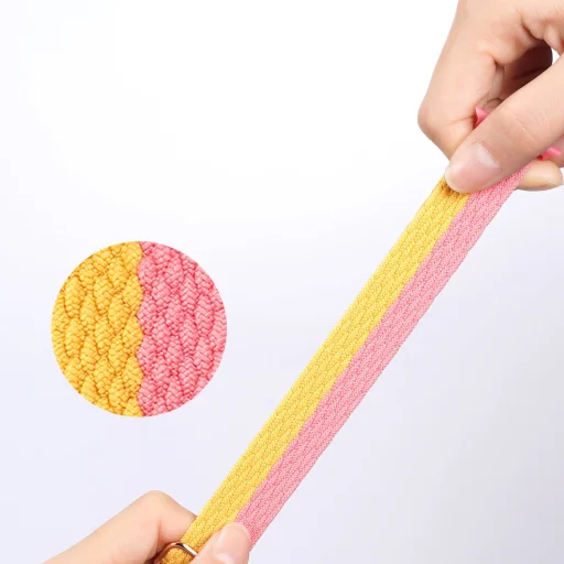 Apple Watch 2/3/4/5/6/7/8/9/SE (41/40/38mm) Dux Ducis óraszíj rózsaszín-sárga (Mixture Version) - 3