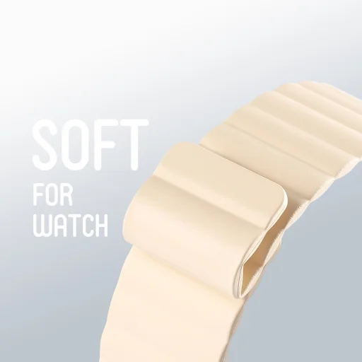 Apple Watch Ultra (49mm) Dux Ducis mágneses óraszíj bézs - 10