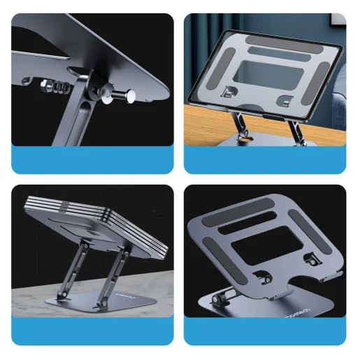 Choetech tablet, laptopállvány asztali szürke (H061) - 6