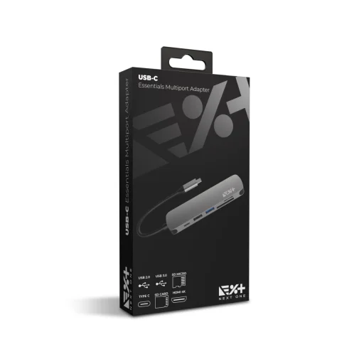 Next One USB-C Essentials többportos adapter, elosztó HUB (PD-ESS-HUB) - 10