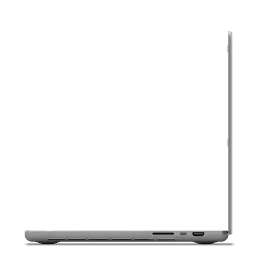 Next One Hardshell, kemény tok MacBook Pro 16 Retina Display 2021-hez Safeguard Fog Transparent - 7