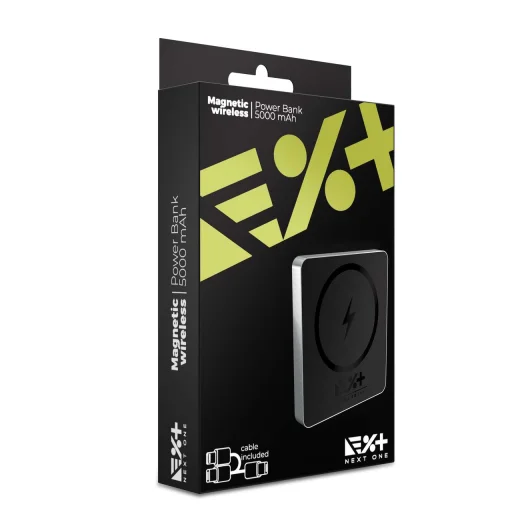 Next One mágneses vezeték nélküli Power Bank (5000 mAH) MagSafe-kompatibilis (MAG-WLS-PBNK) - 8