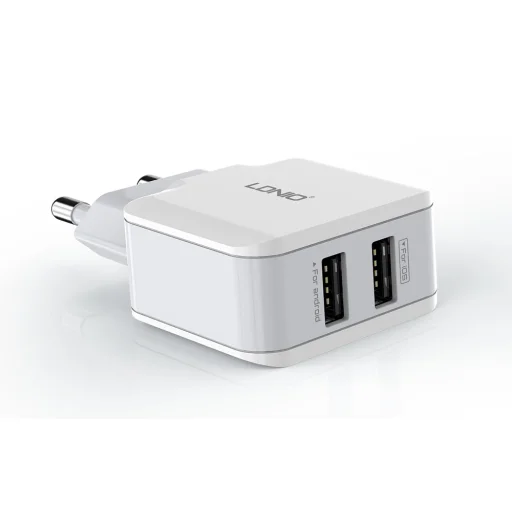 LDNIO A2202 hálózati töltő adapter 2x USB 12W fehér - 6