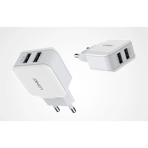 LDNIO A2202 hálózati töltő adapter 2x USB 12W fehér - 7