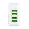 LDNIO 4403 hálózati töltő adapter 4x USB 22W fehér thumbnail