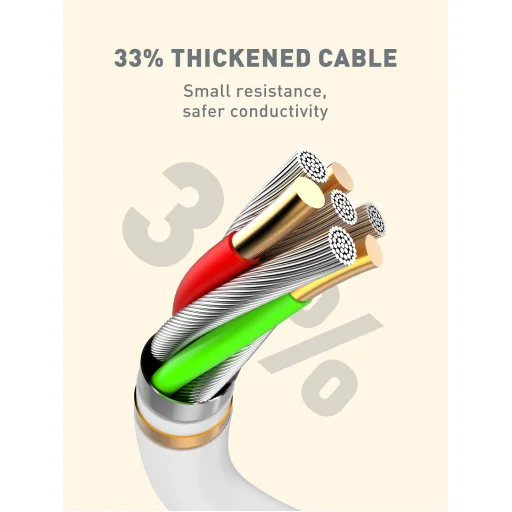 LDNIO SE5334/SC5309 hálózati elosztó 5 AC aljzattal, 3x USB, 2m fehér kábelrendező dobozzal - 11