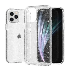 Iphone 11 Pro Crystal Glitter Tok ezüst