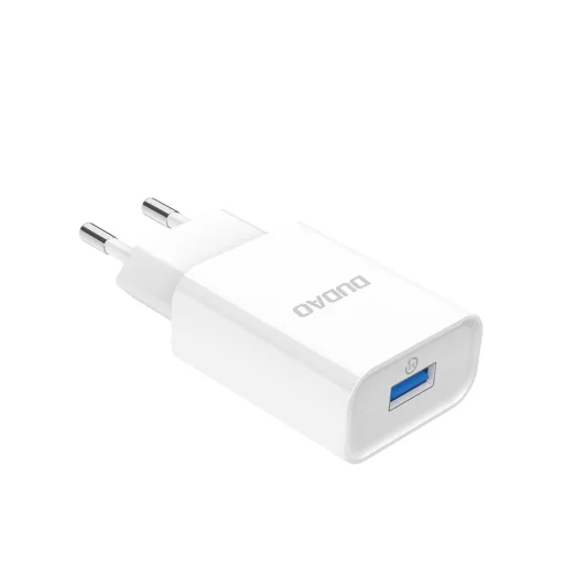 Dudao USB fali töltő QC3.0 12W fehér + Lightning kábel 1m (A3EU) - 9