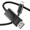 Choetech DisplayPort kétirányú kábel - USB Type C 1,8 m fekete (XCP-1803) thumbnail