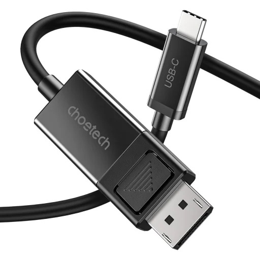 Choetech DisplayPort kétirányú kábel - USB Type C 1,8 m fekete (XCP-1803) - 8
