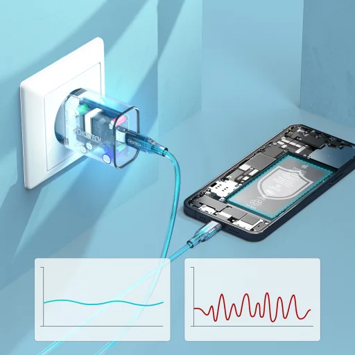 Choetech USB fali töltő Type C PD 20W fehér (Q5004 V4) - 7